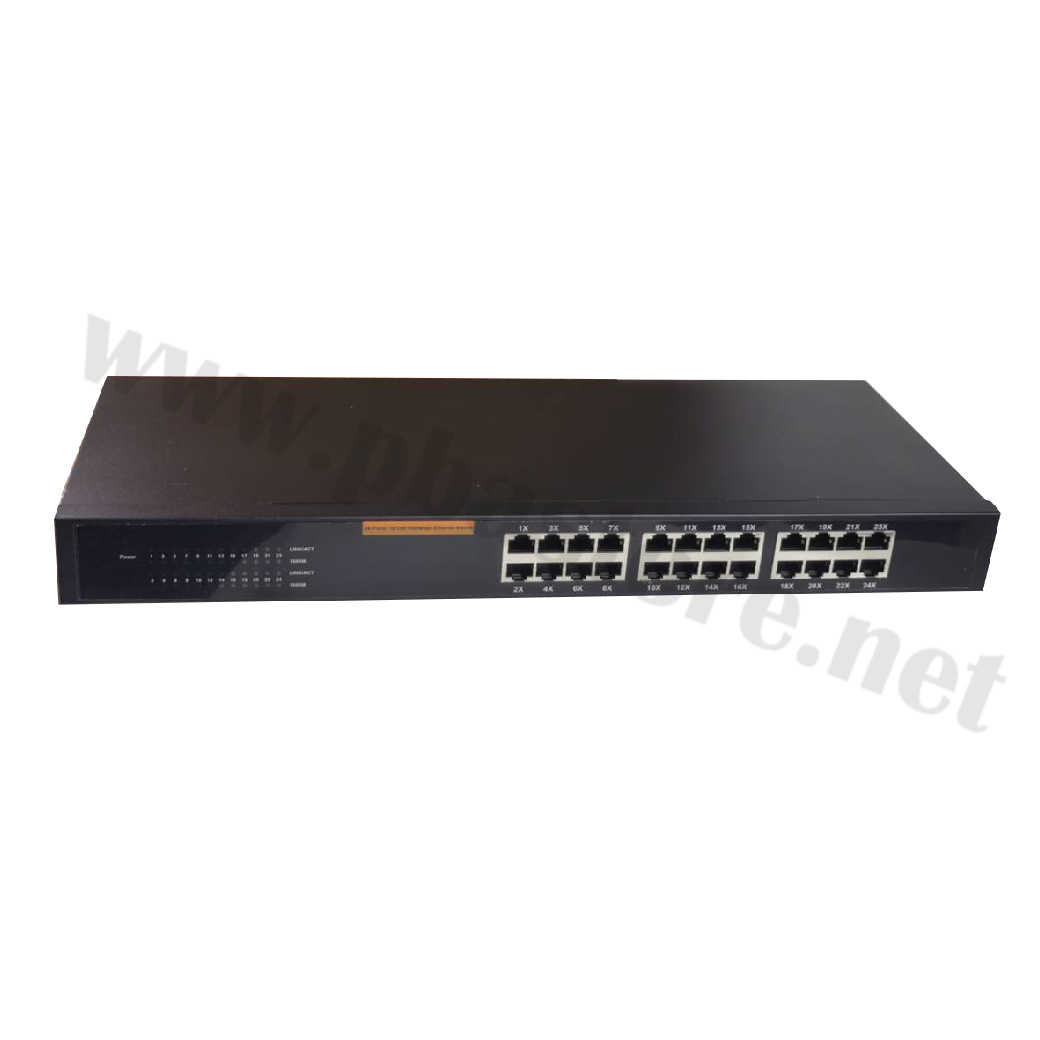GIGABIT SWITCH HUB 24 PORT 10/100/1000M ยี่ห้อ FAST NEW เป็นอุปกรณ์